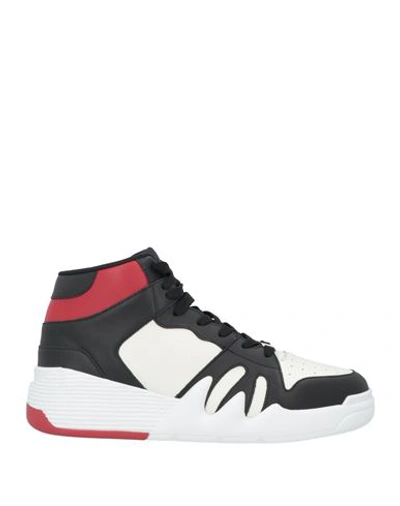 Shop Giuseppe Zanotti Man Sneakers Black Size 8.5 Leather