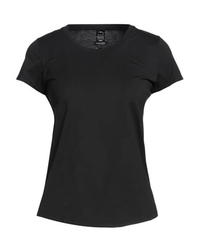 Shop Bonneterie Universel Woman T-shirt Black Size 2 Cotton