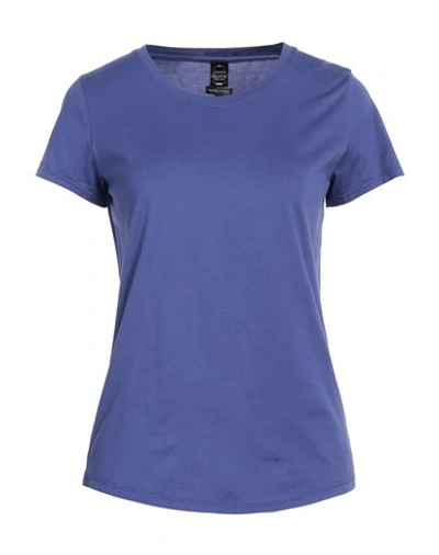 Shop Bonneterie Universel Woman T-shirt Purple Size 2 Cotton