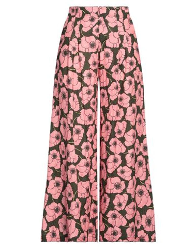 Shop Agua By Agua Bendita Woman Pants Pink Size M Linen