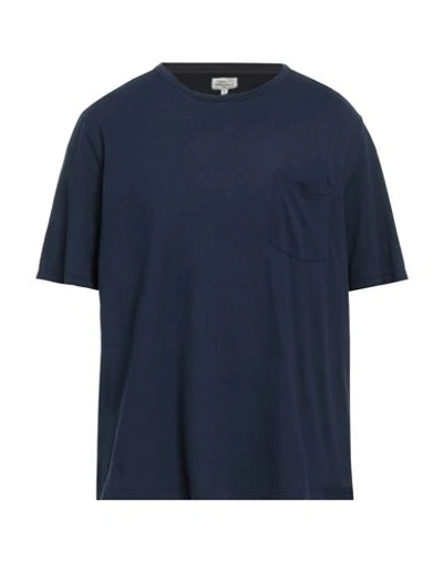 Shop Hartford Man T-shirt Midnight Blue Size Xl Cotton