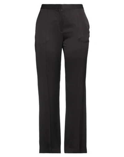 Shop Jil Sander Woman Pants Dark Brown Size 10 Viscose