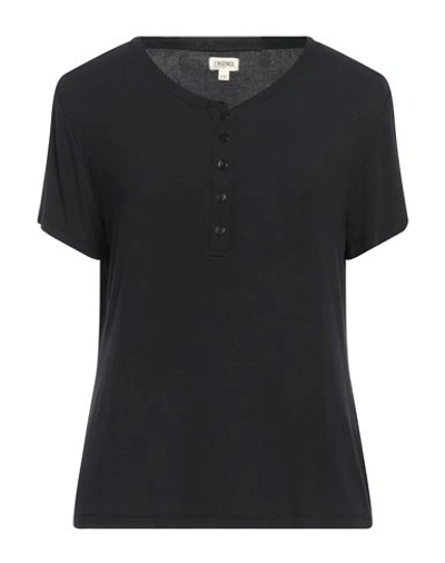 Shop L Agence L'agence Woman T-shirt Black Size L Modacrylic, Elastane