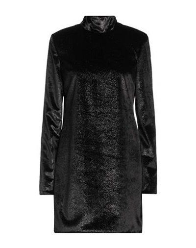 Bcbgmaxazria Puff Sleeve Mini Dress In Black