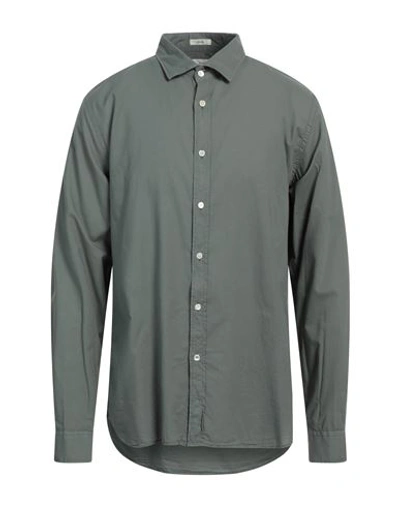 Shop Hartford Man Shirt Military Green Size Xxl Cotton