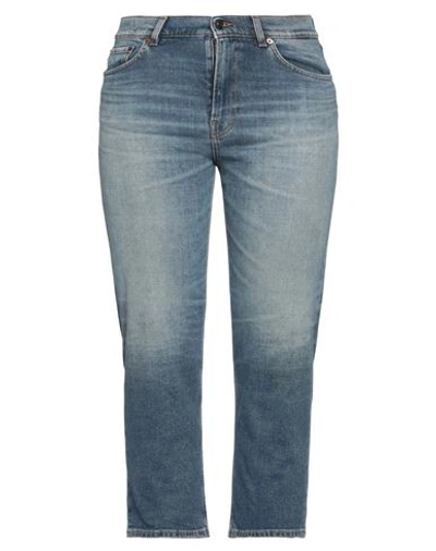 Haikure Woman Jeans Blue Size 28 Cotton, Elastane In Blue