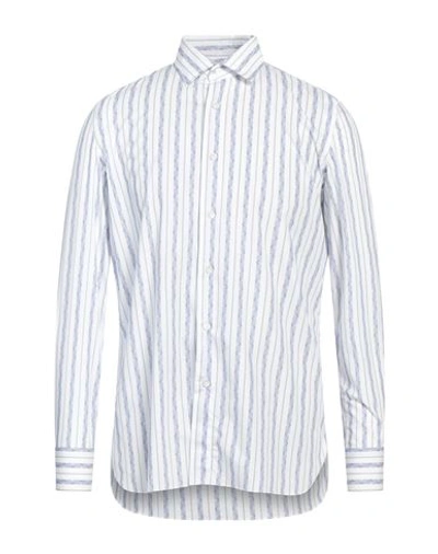 Shop Luigi Borrelli Napoli Man Shirt White Size 15 ½ Cotton