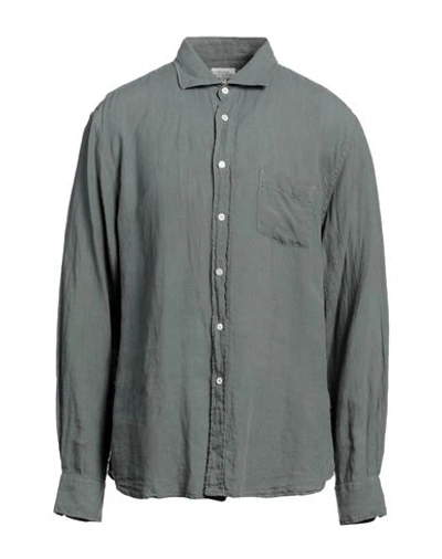 Shop Hartford Man Shirt Sage Green Size M Linen