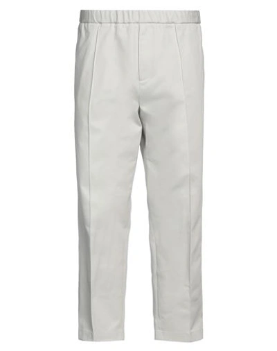 Shop Jil Sander Man Pants Light Grey Size 36 Cotton