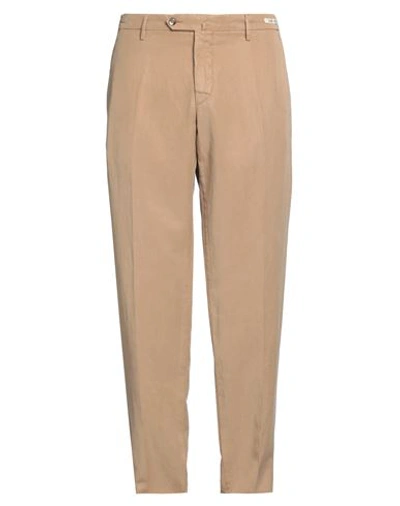 Shop L.b.m 1911 L. B.m. 1911 Man Pants Beige Size 38 Lyocell, Linen, Cotton