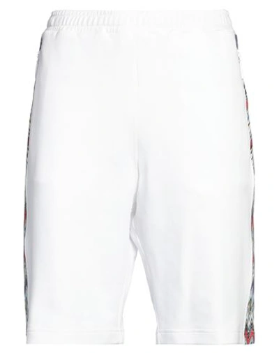 Shop Missoni Man Shorts & Bermuda Shorts White Size Xl Cotton