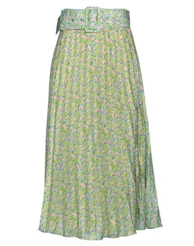 Shop Bytimo Woman Maxi Skirt Light Green Size L Polyester