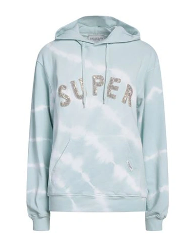 Shop Forte Dei Marmi Couture Woman Sweatshirt Sky Blue Size M Cotton