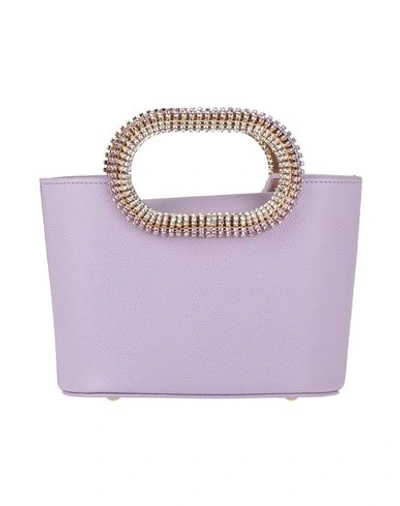 Shop Rosantica Woman Handbag Lilac Size - Soft Leather In Purple