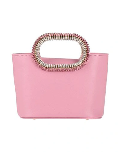 Shop Rosantica Woman Handbag Pink Size - Soft Leather