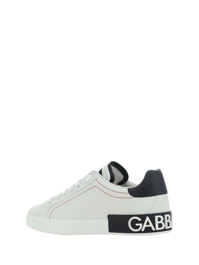 Shop Dolce & Gabbana Sneakers In Bianco/nero