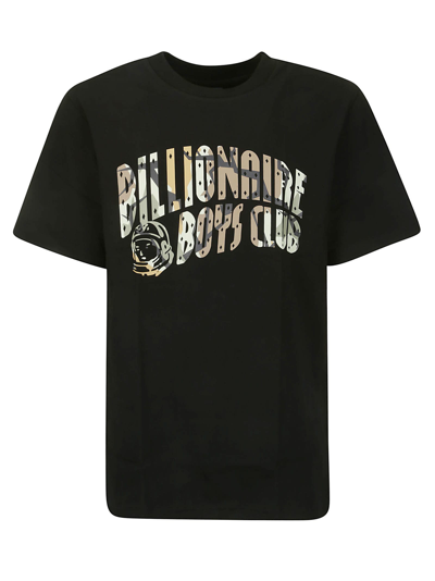 Shop Billionaire Boys Club Camo Arch Logo T-shirt In Black