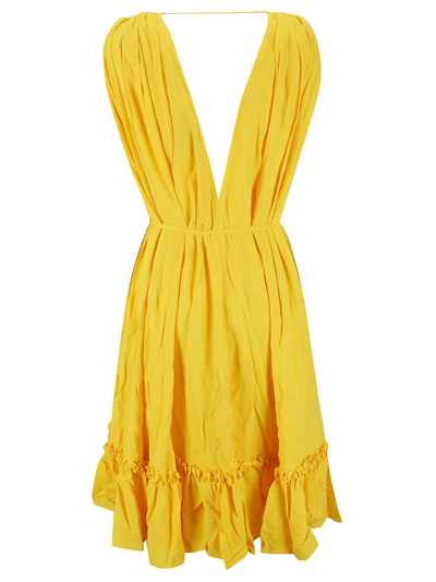 Shop Az Factory Marilyn Dress In Yellow