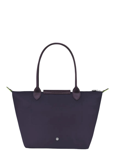 Shop Longchamp Le Pliage M Tote Bag In Mirtillo