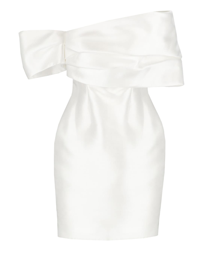 Shop Solace London Edda Mini Dress In White