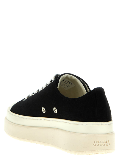 Shop Isabel Marant Austen Sneakers In White/black