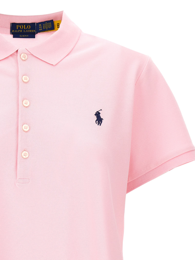 Shop Polo Ralph Lauren Julie Polo Shirt In Pink