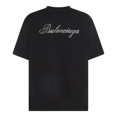 Shop Balenciaga T-shirts And Polos Black