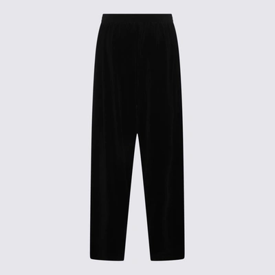 Shop Balenciaga Trousers Black