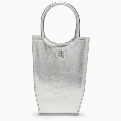 Shop Jw Pei Fei Silver Bag In Metal