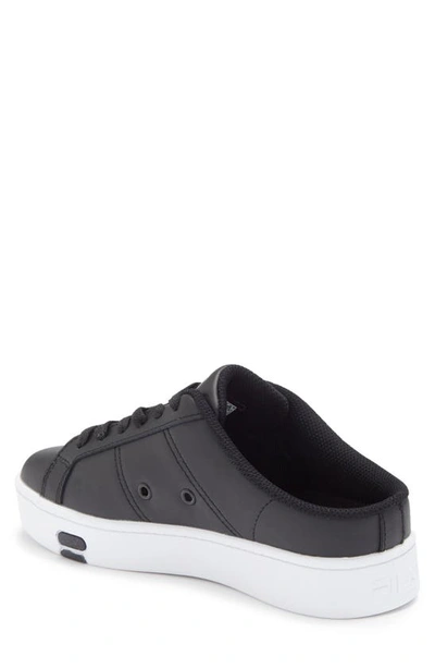 Shop Fila Redmond Mule Sneaker In Black/ White