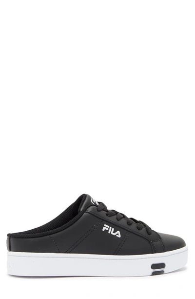 Shop Fila Redmond Mule Sneaker In Black/ White