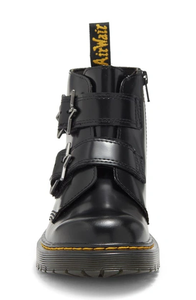 Dr. Martens' Kids' Devon Bex Star Water Repellent Boot In Black