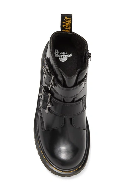 Dr. Martens' Kids' Devon Bex Star Water Repellent Boot In Black