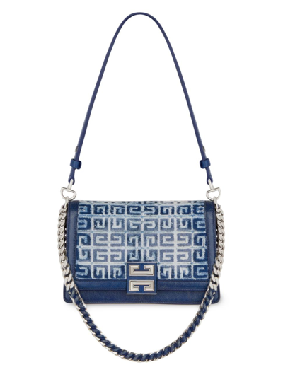Shop Givenchy Women's Medium 4g Multicarry Bag In 4g Denim In Medium Blue