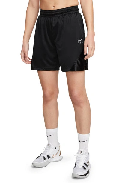 Shop Nike Dri-fit Isofly Basketball Shorts In Black/ Black/ White