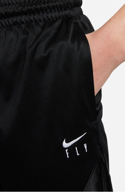 Shop Nike Dri-fit Isofly Basketball Shorts In Black/ Black/ White