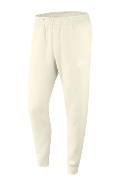 Nike Sportswear Club Pocket Fleece Joggers In Sail/white