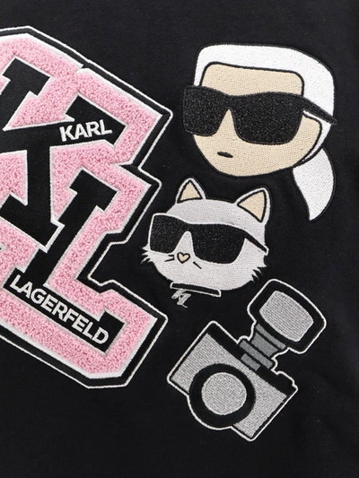 Shop Karl Lagerfeld Sweatshirt In Black