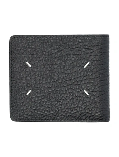 Shop Maison Margiela Four Stitches Cardholder In Black
