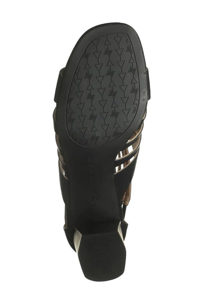 Shop Adrienne Vittadini Enova Caged Sandal In Black