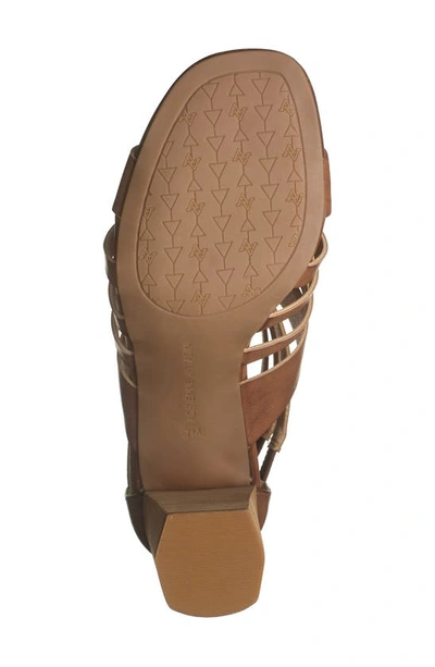 Shop Adrienne Vittadini Enova Caged Sandal In Cuoio