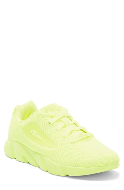Shop Fila Zarin Sneaker In Safety Yellow / Safety Yellow