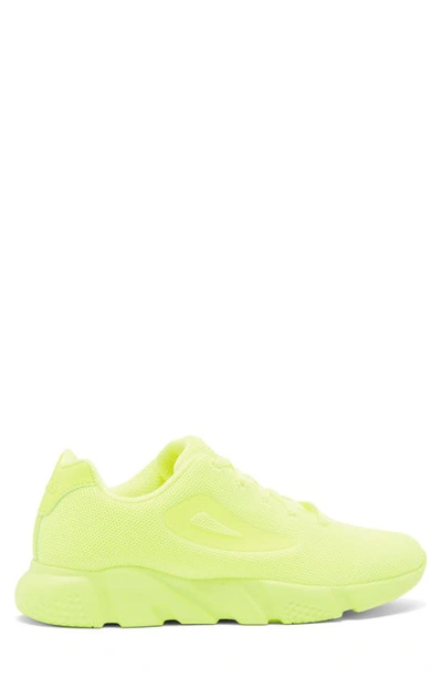 Shop Fila Zarin Sneaker In Safety Yellow / Safety Yellow