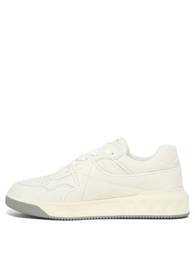 Shop Valentino Garavani "one Stud" Sneakers In White