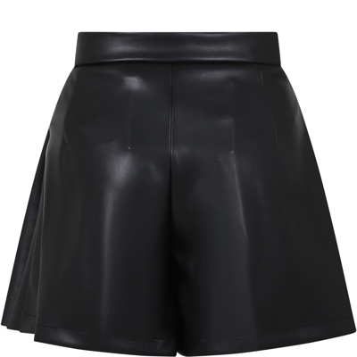 Shop Msgm Black Skirt For Girl