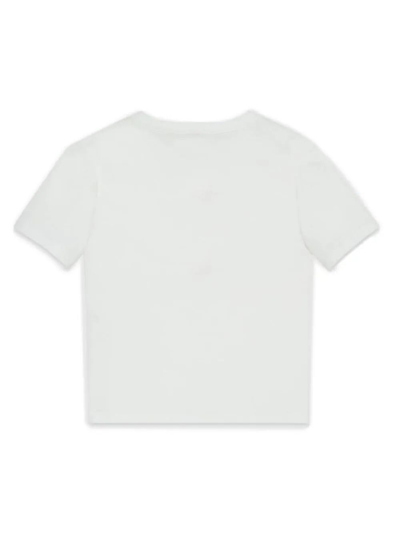 Shop Gucci T-shirt Jersey In New White Navy Red Mc