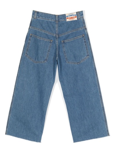 Shop Gucci Skate Jeans In Blue Mix