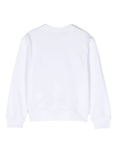 Shop Dsquared2 D2s776u Relax Sweatershirt In White