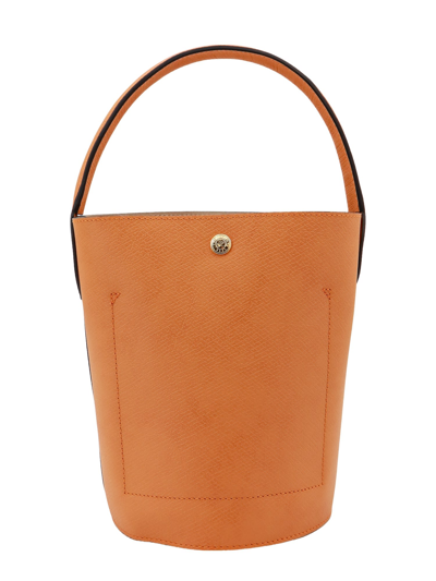 Shop Longchamp Épure Bucket Bag In Orange