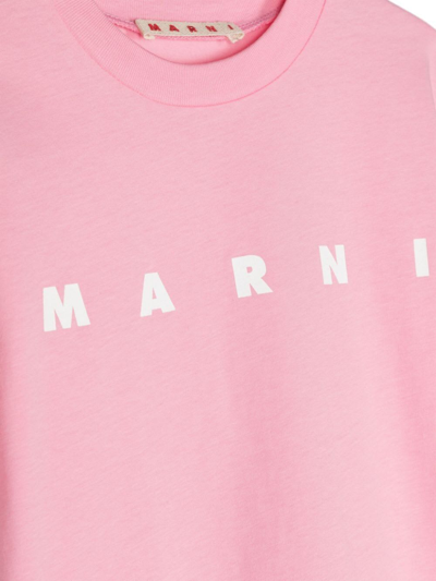 Shop Marni Mt135u T-shirt In Pink